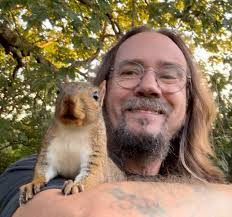 She won't take them from my hand but she loves coming to our backyard