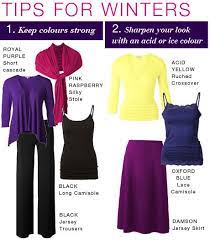 Winter Colours Capsule Wardrobe Deep Winter Deep Winter Palette