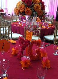Reception Decoration Ideas Fushia Orange I Loved My Wedding Decoration And Colors Wedding Decorations Wedding Centerpieces Fuschia Wedding
