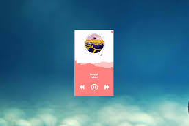 Spotify Player Rainmeter Skin
