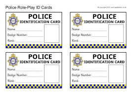 No our cards are printed with state of the art uv printers. Police Role Play Identity Cards Sb12431 Dramatic Play Preschool Pretend Play Printables Printable Teaching Resources