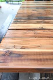If you've got more if you are building a table without a plan, consider designing your tabletop size so there's minimal board waste. Wood Picnic Table Plans Houseful Of Handmade