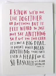 I ended up thinking of six different sayings i thought would make him laugh and i am sharing them with you today as a free printable! B V Day Cards Never Seem To Capture What You 39 Re I Really I Trying To Say B Thankfully Someo Funniest Valentines Cards Card Sayings Funny Love Cards