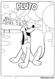 The mickey mouse clubhouse coloring pages would be fun to color. Disney Coloring Pages Mickey Mouse Clubhouse Pluto Free Kids Coloring Pages Printable
