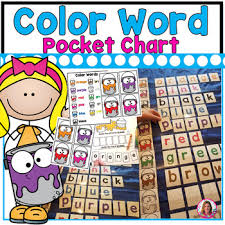 Dollar Deal Color Words Build It Pocket Chart Center