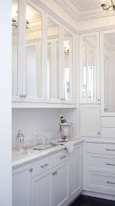 Mirrored Cabinets Mirrored Kitchen Cabinet Kitchen Mirror White Interior Design