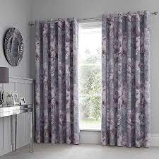 Catherine Lansfield Dramatic Floral Print Eyelet Curtains Freemans In 2021 Catherine Lansfield Floral Prints Curtains