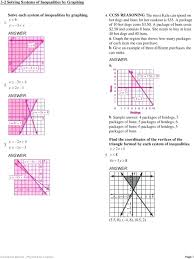 Graphing solution sets of linear inequalities. Graphing Linear Inequalities Worksheet Answers Worksheet List