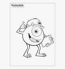 American lung association's lung force unites women and their loved ones across the country to stand together for lung health and against lung cancer. Free Colouring Pages Anime Movie Monster Inc Mike Wazowski Monsters Inc Colouring Pages Free Transparent Png Download Pngkey