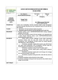 Maybe you would like to learn more about one of these? Sop Rekam Medis