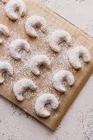 Stir in remaining flour and pecans. Almond Crescent Cookies Kipferl Cookies Video A Beautiful Plate