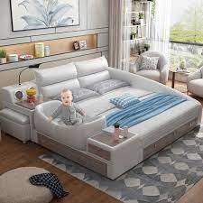 Cbmmart Modern Bedroom Furniture Leather Bed With Baby Crib And Drawers Bedroom Sets Aliexpress Modern Bedroom Furniture Custom Bedroom Furniture Bedroom Furniture Design