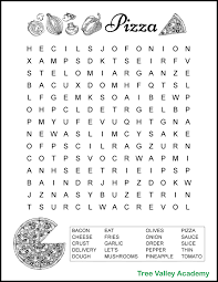 These hidden pictures for kids are going to be something your kids don't just like but love. Pizza Word Search For Kids Tree Valley Academy