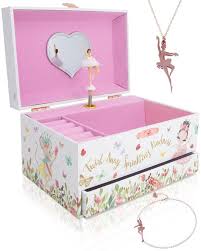 Get it as soon as mon, apr 12. Ballerina Music Box And Jewelry Set