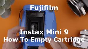 Film stuck in fujifilm instax mini. How To Take Empty Cartridge Out On Fujifilm Instax Mini 9 Youtube