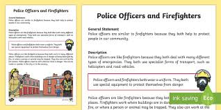 Police example of a witness statement. Police Officers And Firefighters Information Report Writing Sample