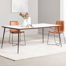Old metal kitchen tables with formica tops images girls photos. Paulson Dining Table White Laminate