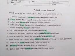 Wann werden adjektive oder adverbien im englischen verwendet?: Adjectives Or Adverb Englisch Schule Sprache Grammatik