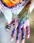 Rainbow Henna Tattoo