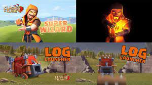 Clash Of Clans December 2020 Update Super Wizard Log Launcher In 2021 Clash Of Clans Clan Clan Castle