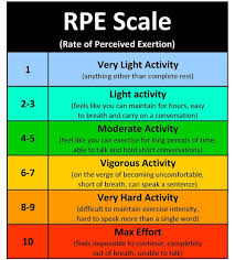 18 Surprising Custom Rate Of Perceived Exertion Chart