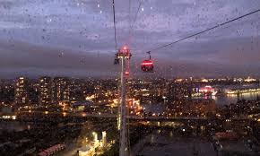 What is the point in booking online when you have to go to a kiosk to get tickets anyway? Air Line Cablecar Over River Thames London The Passenger