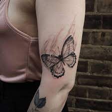 Burning Butterfly Arm Tattoo By Edtaemets Sexytattoos Butterfly Tattoo Meaning Butterfly Tattoo Arm Tattoo
