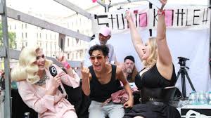 Gegen diskriminierung findet am 2. Queer Watch Regenbogenparade 2018 Okto