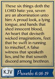Proverbs 6 16 19 Bible Study Scripture Bible Truth Bible Quotes