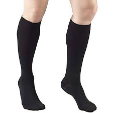 Truform Compression Stockings Knee High 30 40 Mmhg Closed Toe Black