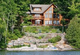 Maisons Bois Au Bord De L Eau Lake House Waterfront Cottage Log Cabin Homes