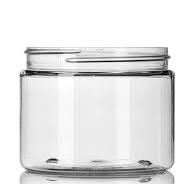 6 oz clear PET plastic single wall jar