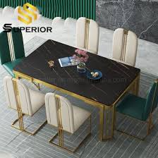 The center of it all. China 2020 New Luxury Dining Room Furniture Slate Modern Dining Table China Marble Dining Table Special Dining Tables