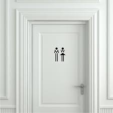 man woman toilet sign bathroom sign toilet sign door sticker etsy in 2021 bathroom door sign toilet sign bathroom signs