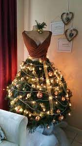 46 Fashion Inspired Christmas Trees Made From Dress Forms Creative Christmas Trees Dress Form Christmas Tree Mannequin Christmas Tree