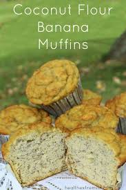 Paleo Banana Muffins Made With Coconut Flour Gluten Free Grain Free Paleo Banana Muffins Gluten Free Banana Muffins Coconut Flour Paleo