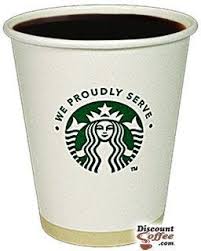 Customized coffee cups are perfect for brand exposure or a special touch for an event. 8 Oz Starbucks Logo Paper Hot Cups White Green Disposable Coffee Cups 1 000 Case Discountcoffee Com