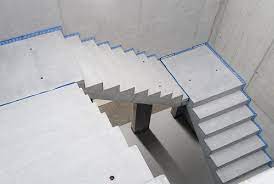 Stringers, one on either side of the stairs; Impact Sound Insulation For Concrete Stairs By Schock Detail Magazine Of Architecture Construction Details