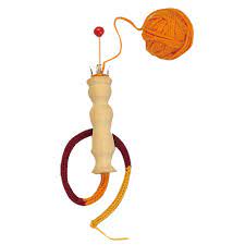 Spool knitting is also known as corking, knitting nancy, french knitter. Gluckskafer Knitting Dolly