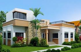 Free House Design And Free Floor Plan 1 Total Lot Area 136 Sqm Floor Area 60 Sqm Bedrooms House Roof Design Four Bedroom House Plans Bungalow House Design