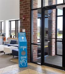 Printed Sanitizer Wipe Floor Station Pre Printed Graphics In 2020 Sneeze Guards Sanitizer Wipes