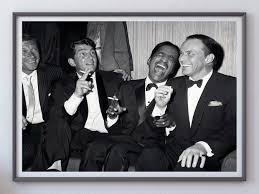 The Rat Pack Vintage Print | Frank Sinatra Sammy Davis Dean Martin | 1960s  Black and White Wall Art | Father's Day Gifts - Etsy Norway