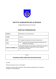 Ketua pengarah ialah ketua pengarah jabatan keselamatan dan kesihatan pekerjaan. 4 01 Keperluan Akta Pegawai Keselamatan Dan Kesihatan Flip Ebook Pages 1 4 Anyflip Anyflip