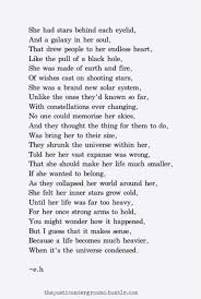 Stars Behind Her Eyelids And Galaxy In Her Soul Words Poems Poem Quotes