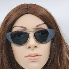 Prada Black Ultravox Aviator Cat Eye Sunglasses 66-16-130 Sunglasses