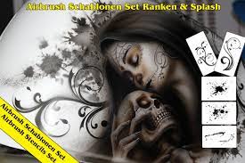 Weitere ideen zu schablonen zum ausdrucken, schablonen, ausdrucken. Ranken Flower Ornamente Airbrush Schablonen Sk Brush Airbrush Schablonen Fachgeschaft Und Custompaintstudio