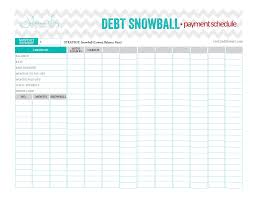 Debt Snowball Payment Schedule Beautiful And Perfect
