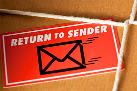 Drop it off at a mail collection box or hand it back to your mailperson. Postal Services Seeking Changes To Return To Sender Onepost