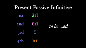 The Present Passive Infinitive
