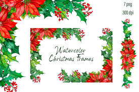Download Christmas Wreath Poinsettia Clipart Graphic By Elenazlataart Creative Fabrica SVG Cut Files